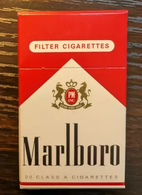 1996 Mini Marlboro Cigarette Case W/Stick Matches Matchbook Vintage • $5