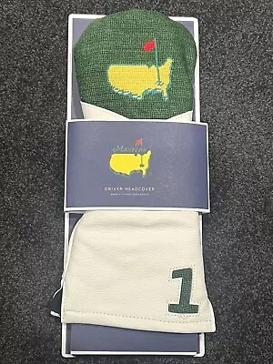 Masters Golf Driver Headcover Needlepoint & Leather Augusta National BRAND NEW • $179.99