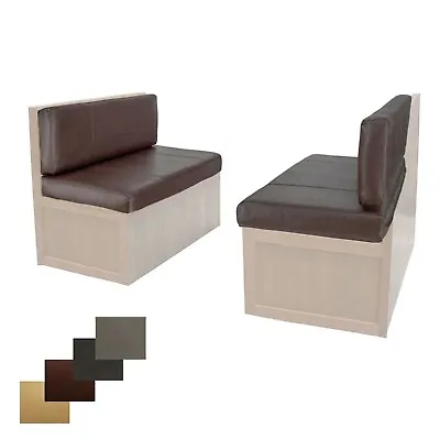 RV 38  Mahogany Memory Foam Dinette Booth Seat Cushions 2 Pack Mobile Home • $229.95