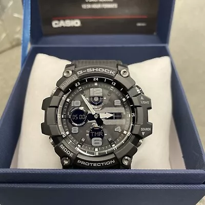 Casio G-Shock Mudmaster Men's Black Watch  GSG 100 1AWC Solar Powered  New • $259