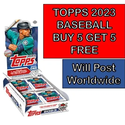 TOPPS 2023 BASEBALL SERIES 1 - BASE CARDS - CARDS #1 To 165 **SELECT YOUR CARD** • £0.99
