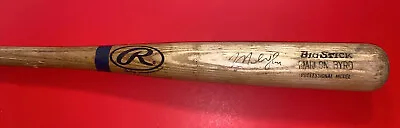 MARLON BYRD CHICAGO CUBS Rawlings MLB Game Used Baseball Bat Signed Vtg 100 HR • $69.49