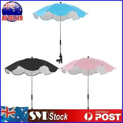 $21.09 • Buy Universal UV Protection Baby Pram Umbrella Waterproof Stroller Sunshade Parasol 