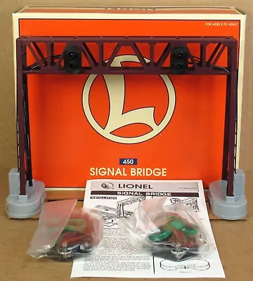 Lionel 12895 Double Track Signal Bridge (Rust) O-Gauge NOS • $39.99