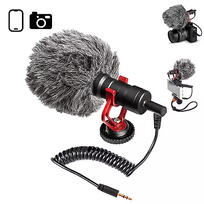 Supercardioid Shotgun Microphone MIC Video For Smartphone DSLR Camera PC IPhone • $17.48