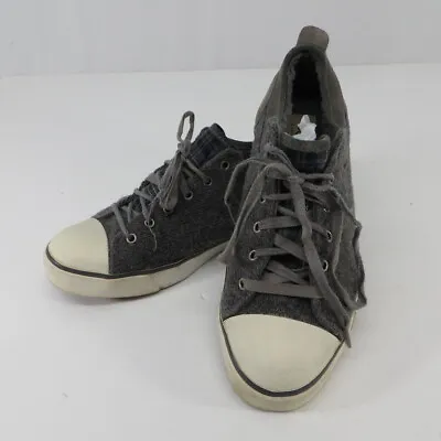 UGG Evera Lace Up Sheepskin Lined Gray Sneaker Shoes 1882 Women's Size 10  • £38.50
