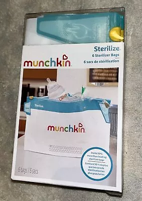 Munchkin Sterilizer Bags (6) New~ • $12.99