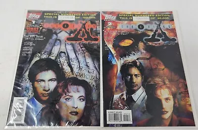 The X-Files TOPPS Comics #1 & #2 Created By Chris Carter 1995 Vintage Comic #ed • $20.99