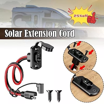 $5.27 • Buy Car Battery Extension Tender SAE Power Automotive Panel Connector Cable CAR