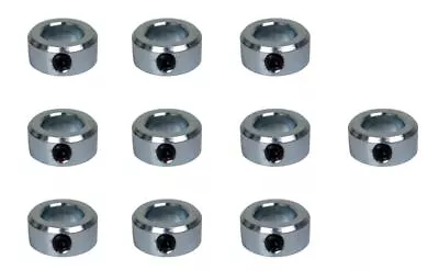 1/2  Bore Solid Zinc Plated Set Screw Shaft Collar OD 1  Width 7/16  (10 PCS) • $14.71