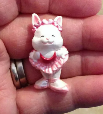 Vintage 1989 Hallmark Valentine Merry Miniature Ballerina Bunny #qsm1512 • $10.50