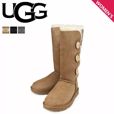 UGG Australia Bailey Button Triplet (Sheepskin Lining  Light Wt. 3 Colors) • $199.95