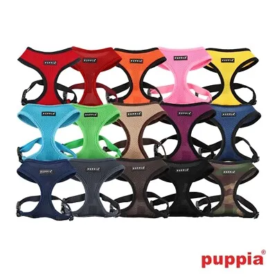 Puppia Air Mesh Soft Harness Dog Puppy GENUINE • £18.25