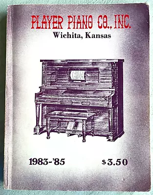 Player Piano Co Catalog 1983-85 Music Box Player Piano Nickelodeon • $5.99