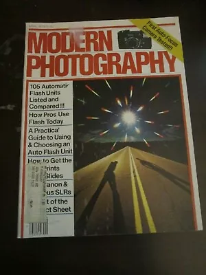 Modern Photography Magazine April 1979 105 Automatic Flash Units Compared • $12.99