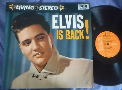 ELVIS PRESLEY Elvis Is Back LP RCA LIVING STEREO - GERMANY ~ Free Postage Oz • $49.99