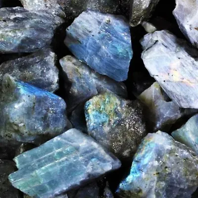 Raw Rough Labradorite Large Chunks Healing Crystal Mineral Rocks Specimens Gifts • $8.60