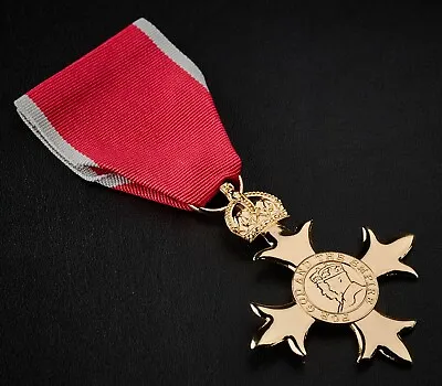 Replica OBE Medal. Civil/Civilian Award/Ribbon. Order Of The British Empire • £9.99