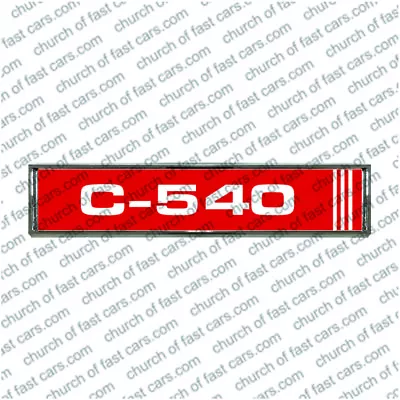 Chrome Badge #7056 To Suit C-540 Kenworth Truck Dash Or Interior  • $37