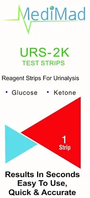 £3.99 • Buy 5 X Diabetes Test Kit Strips Glucose Ketone Diabetic Check At Home Urine Testing