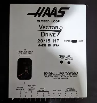 Haas Vector Drive 20/15 HP  93-69-1000 93-32-5559E Fully Tested No Core Charge! • $2799