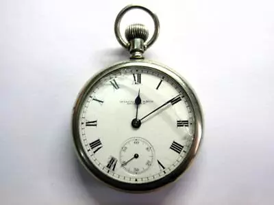 Antique WALTHAM TRAVELLER POCKET WATCH In Silveroid Case Wilcocks Bros Durban • £4.99