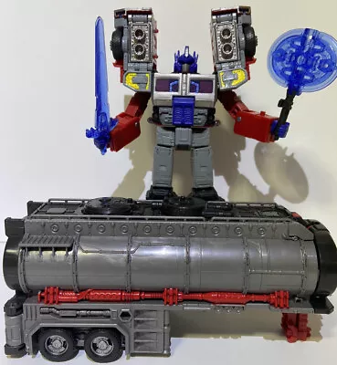 Hasbro Transformers Legacy Leader Class G2 Laser Optimus Prime All Accessories • $34