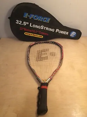 E-Force Judgement Launch Pad 175 Gram Racquetball Racquet 22” With Case • $21.81
