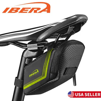 IBERA Mountain Bike Saddle Bag Bicycle Rear Seat Storage Bag Water-Resistant 1L • $15.99