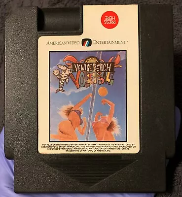 Venice Beach Volleyball (NES 1991) Cart Only Tested Works Great! W/ Clean Pins! • $9.49