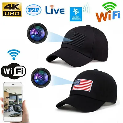 1080P HD Wireless Wifi IP Live Streaming Baseball Hat Cap Camera Video Recorder • $54