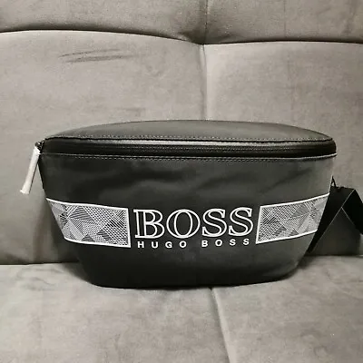 £59.99 • Buy Mens Hugo Boss Pixel Bum Bag In Grey Brand New With Tags Rrp£110.