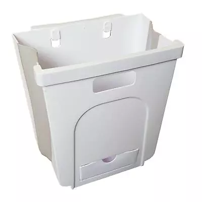 CARAVAN COLLAPSIBLE FOLDING CUPBOARD DOOR WASTE BIN - WHITE Motorhome Kitchen • £9.99