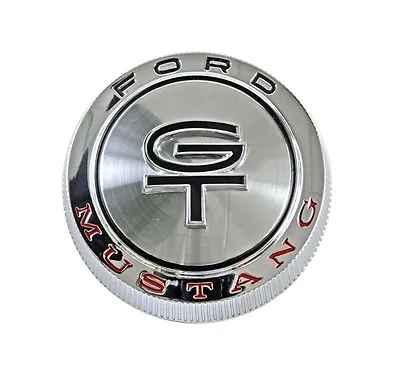 NEW! 1966 Ford Mustang GT Gas Cap Chrome Twist On With Cable   • $72.22