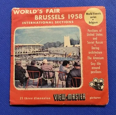 World's Fair Brussels Belgium International 1991 AB & C View-master Reels Packet • $29