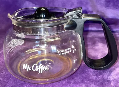 Mr. Coffee 4 Cup Coffee Maker Replacement Glass Carafe W/Lid K140TG • $7.99