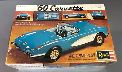 Revell 1960 '60 Corvette 1/25 Scale 1984 Model Kit - FACTORY SEALED • $25