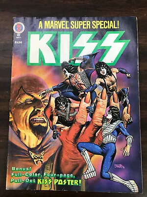 1978 Marvel Super Special Kiss #5 No Poster Low Grade • $15