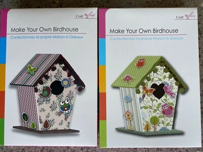 £8.99 • Buy 2 X BIRDHOUSE CARD PAPER CRAFT MAKE YOUR OWN DIY CHILDREN CREATIVE ACTIVITY 50cm