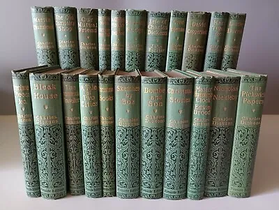 £250 • Buy Complete Set Of Charles Dickens Novels, Fireside Edition, C1912, 22 Volumes