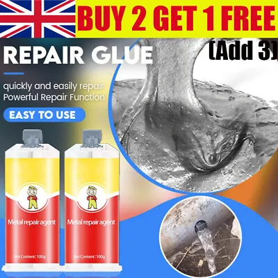 All-Purpose Repair Glue Casting Powerful Repair Glue For Metal Bonding Agent UK • £5.51