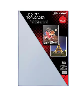 (1-Piece) Ultra Pro 11x17 Toploader Memorabilia Artwork Photo Lithograph Holder • $9.99