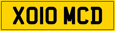 X Mcd 😎 Mac Mcdonald Mcds Mc Md Mack Theme Private Registration Plate Xo10 Mcd • £399