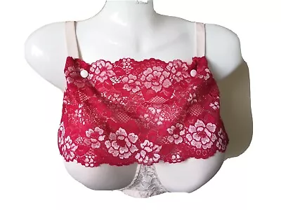 Modesty Panel Quality Stretch Lace Fabric Cerise Pink. S/M/L/X-Large • £5.99