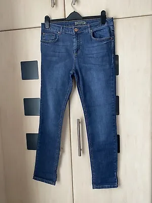 £7.99 • Buy Mint Velvet Mid Blue Straight Jeans Size 14. Good Condition