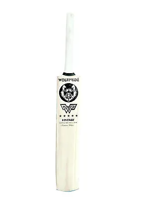 Vintage Super Power Poplar Willow White Tennis Cricket Bat Player 900gm-1.100Kg • $167.13