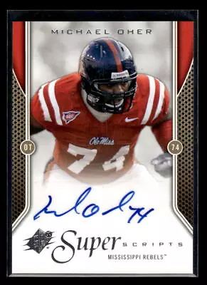 2010 SPx #SS-OH Michael Oher Rookie Super Scripts Autographs Ole Miss Rebels • $24.99