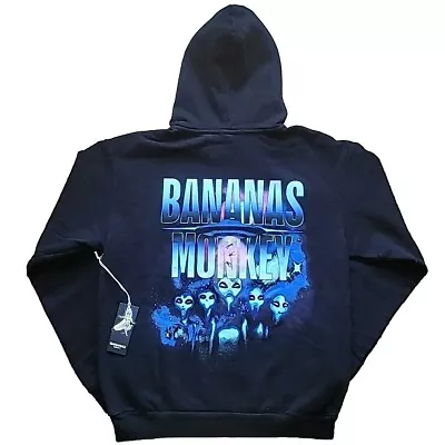 Bananas Monkey Black Heavyweight Hoodie Size Large New NWT Extraterrestrial • $38