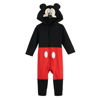 Disney's Mickey Mouse Baby Boy 12 Months Jumpsuit Coverall Costume Retail $36.00 • $13.99