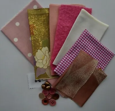 Craft Material Fabric Remnant Bundle Vintage Haberdashery Floral Kimono Silk • £5.50